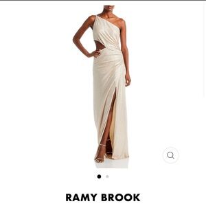 Ramy Brook Sonnie Women’s Knit One Shoulder Evening Dress